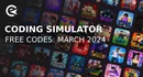 Coding simulator codes march