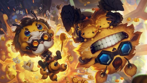 Heimerdinger and Ziggs Bee Skins