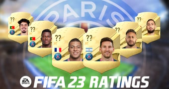 PSG FIFA 23 Ratings Header