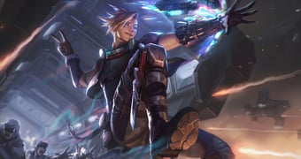 Psy Ops Ezreal HD skin splash