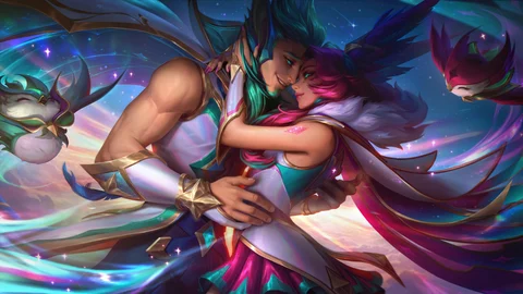 Redeemed Xayah and Rakan Star Guardian Skins PC Port