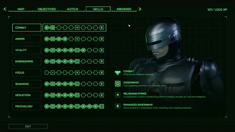 Robo Cop Skilltree