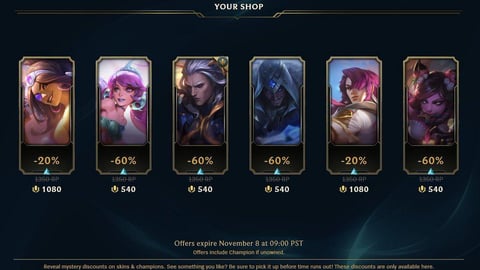 Your Shop League of Legends