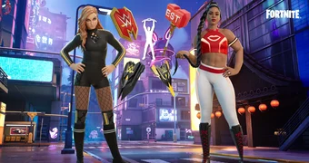 Fortnite wwe Bianca Belair Becky Lynch