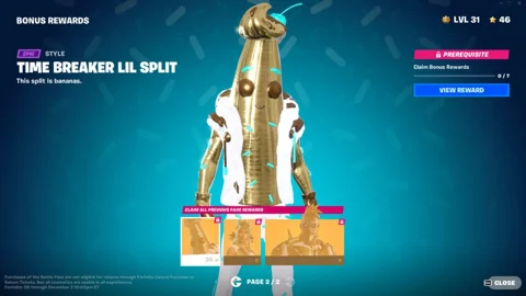 Lil split super style fortnite